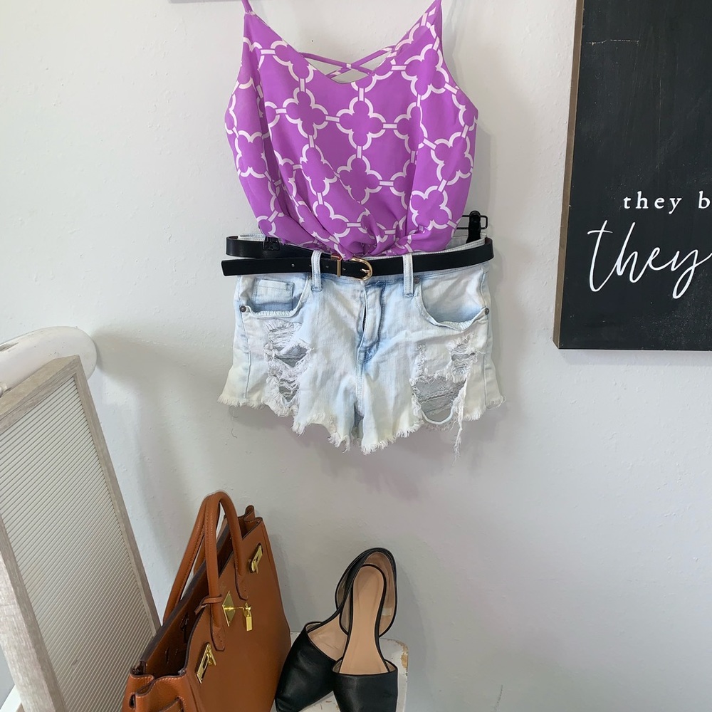 Purple boutique blouse